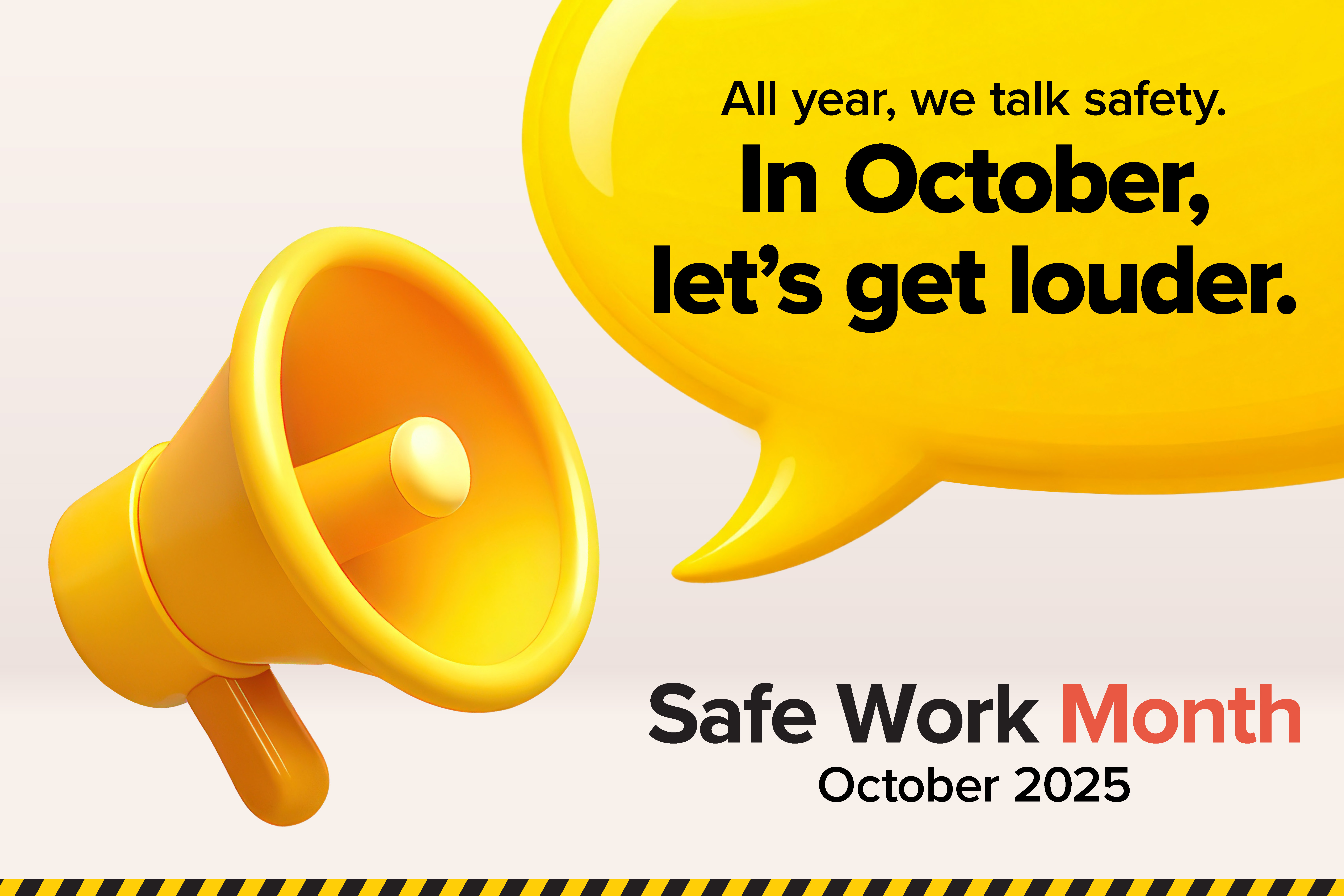 Safe Work Month 2025 graphic