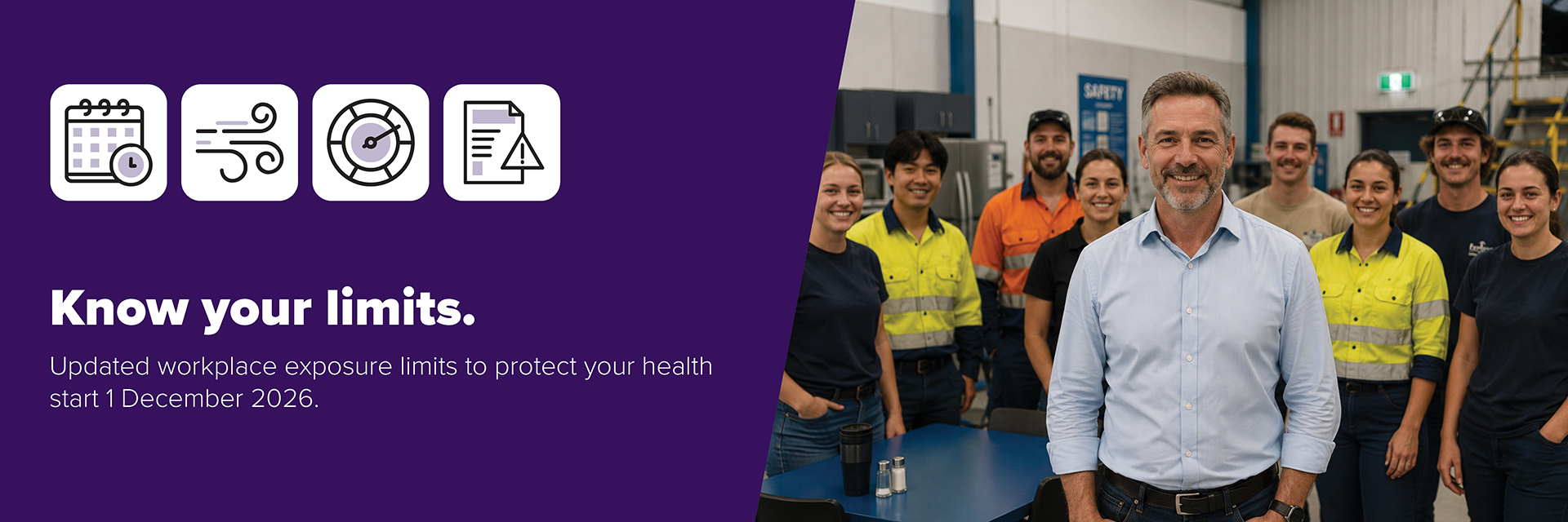 Know your limits: Updated workplace exposure limits to protect your health start 1 December 2026